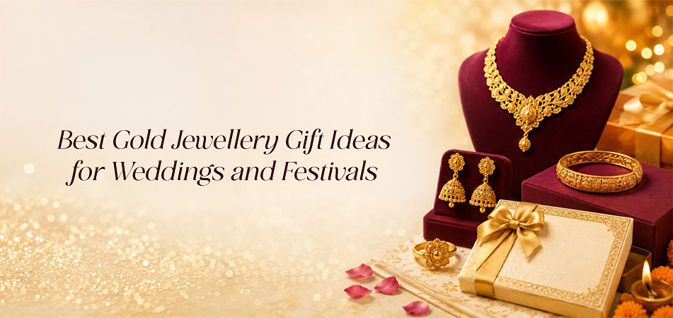 Best Gold Jewellery Gift Ideas for Weddings and Festivals